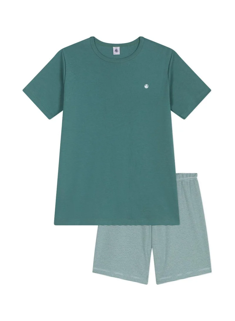 بيتي باتو Children's short stripy cotton pyjamas